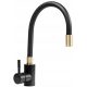 Rea Clever Black Gold padlón álló konyhai csaptelep