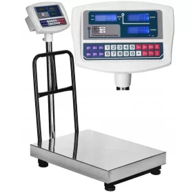 ELEKTRONIKUS MÉRLEG 300KG 60X45 ÜZLET RAKTÁR