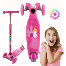  Háromkerekű robogó TOBBI-TOYS TJ 701 A-PINK Pink