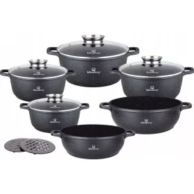   Edénykészletek - KlönBerg alumínium edénykészlet, 12 db.