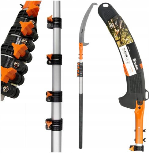  Teleszkópos fűrész kampóval BRADAS 3 m penge 360 mm 3 m favágó