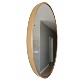   Fürdőszoba tükör - Fali tükör, kör, fém keret, 1000 x 1000 mm