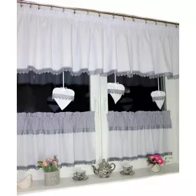 Kész függöny - Klasszikus voile függöny 300 cm x 50