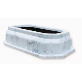   Gyermek műanyag sírkő, sírburkolat, MÁRVÁNY színű, kicsi