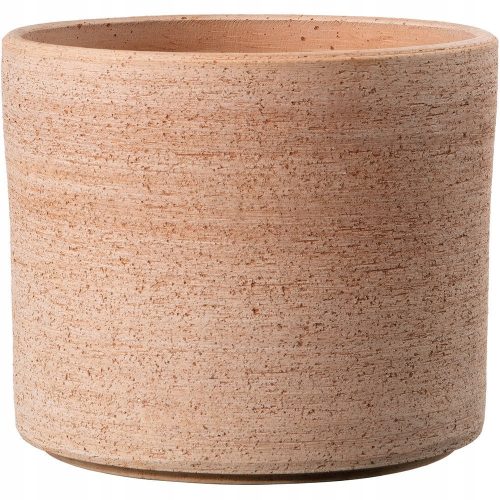  Deroma virágcserép 15 cm x 15 x 12,2 cm átmérője 14,7 cm natúr kerámia, barna és bézs árnyalatok, narancs árnyalatok, terrakotta