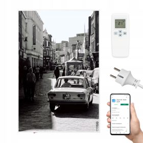    Fűtőpanel infravörös képpel IR 580W nyomtatással + WI-FI távirányító