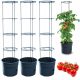  Prosperplast virágcserép 29,5 cm x 29,5 x 23,6 cm átmérő 29,5 cm műanyag szürke és ezüst árnyalatok