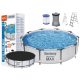 Medence - Bestway téglalap alakú medence 457 x 457 cm