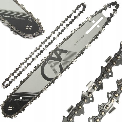  VEZETÉSRÚD 38cm 15'' + LÁNC X2 HUSQVARNA 435 440 445 450 340 345 350