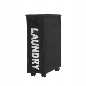   Ruhakosár - EASYFORM szabadon álló szennyeskosár 40l, fekete