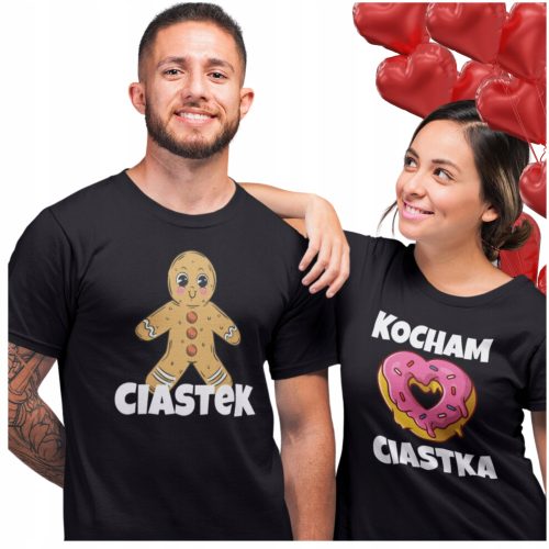 Vicces ajándék - VALENTIN-NAPI AJÁNDÉK 2 PÓLÓ NEKI ÉS NEKI SÜTI IMÁDOM a sütiket