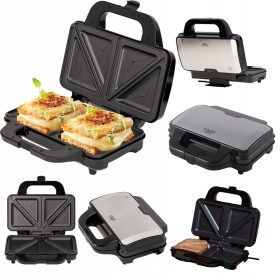    Adler Kenyérpirító Szendvicssütő USA XXL ADLER AD 3043 fekete 1300 W