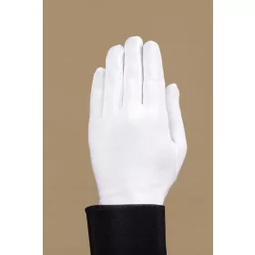  Férfi fiú fehér úrvacsora kesztyű