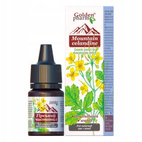    MOUNTAIN celandine EGYSZERES GYÓGYNÖVÉNY KIVONAT RÁCSONYA 20 ml
