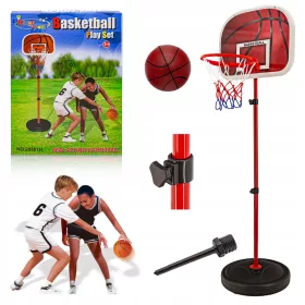   Kosárlabda készlet nagyméretű kosárlabda labda tű magassága állítható