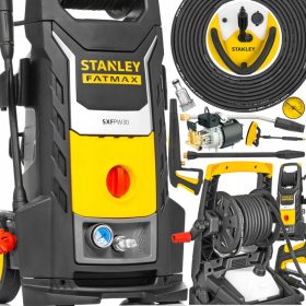   Stanley magasnyomású mosó 260 bar 3000 W + Stanley Patio Cleaner 41953 kefe