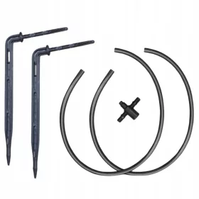    Stick Dripper DOUBLE Emitter 25db x 50cm Dupla tömlős öntözés