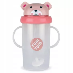  Tum Tum üveg szívószállal gyerekeknek Betsy Bear 300 ml