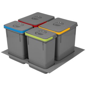   Szemetes szelektált hulladékgyűjtéshez - Amix szegregációs tartályok 44 l, 4 és több - kamra