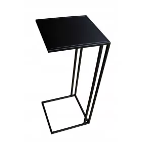    Palazzo Decor Korfu négyzet alakú asztal 25 x 25 x 60 cm fekete
