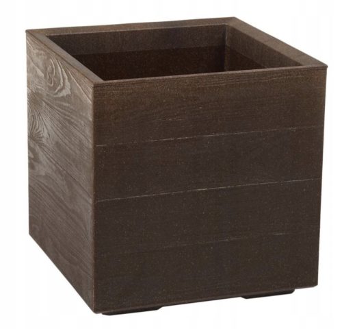  Pigme virágcserép 39 cm x 39 x 39 cm műanyag szürke és ezüst árnyalatú
