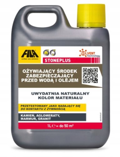 A FILA STONEPLUS 1L impregnálás újjáéleszti a kő színét