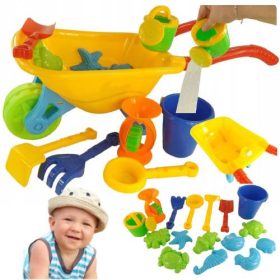   HOMOKJÁTÉK KÉSZLET NAGY HOMLOKOZÓ GYERMEKEKNEK A VÍZI STRAND KERTÉBEN