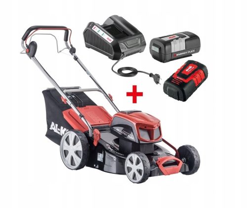  AL-KO akkumulátoros fűnyíró 46 cm + ALKO ENERGY FLEX B200 AKKUMULÁTOR 5AH KA113524