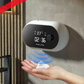   Szappan adagoló - Érintésmentes falra szerelhető szappanadagoló 450 ml fehér