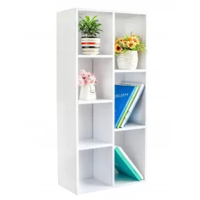  ModernHome könyvespolcok 50 x 106 x 24 cm fehér