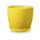  Polnix virágcserép 15 cm x 15 x 14 cm átmérőjű 15 cm kerámia sárga és arany árnyalatok