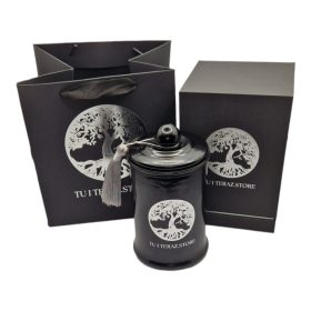   Gyertya - BLACK OUD szója illatú gyertya ITT ÉS MOST.ÜZLET