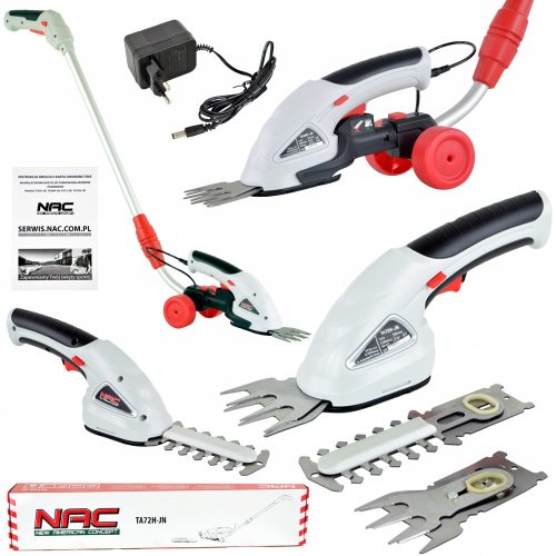  NAC TA72H-JN 15 cm-es vezeték nélküli elektromos olló