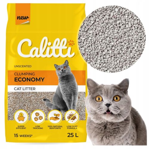  CALITTI Economy Bentonit macskaalom 25L