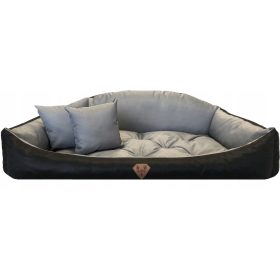  Szürke Vízálló ágy, kutyaágy, járóka, 115x95 cm