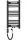  MEXEN MARS ELEKTROMOS RADIATOR 700 x 400 MM FEKETE 300 W