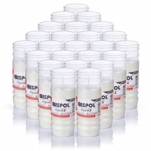  Paraffin gyertya betétek BISPOL WP3 72h 24 db