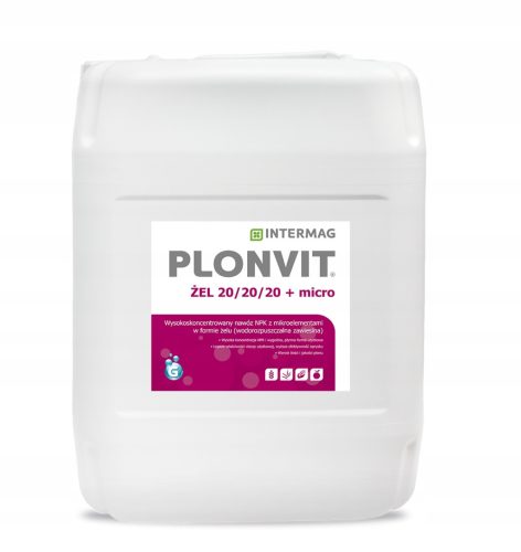  Plonvit Gel 20/20/20 10L Intermag lombtrágya tavaszi gabonafélék