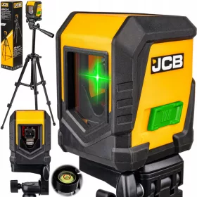    LÉZERSZINT KERESZT ZÖLD LÉZER ÖNSZINTEZŐ + JCB ÁLLVÁNY