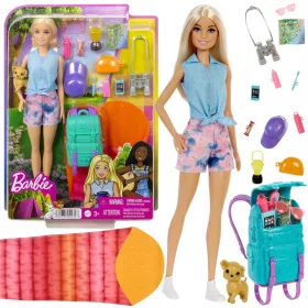    Barbie Big City Big Dreams Camping baba + HDF73 kiegészítők