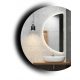  Mirror Metanoia Led tükrök fali kör 1100 x 1100 mm