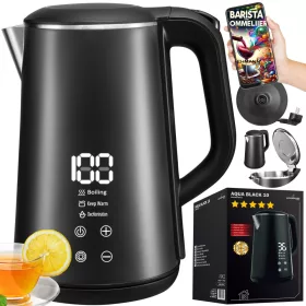    Lehmann Aqua Black 10 elektromos vízforraló 1500 W 1,6 l fekete