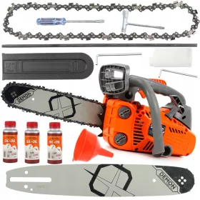    FŰRÉSZ BENZIN LÁNC FŰRÉSZ ÁGFŰRÉSZ 25cm + STIHL OLAJ