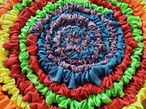  SENSORY RUBBER, szivárvány ANIMÁCIÓ, táncos gumiszalag gyerekeknek, 3 m