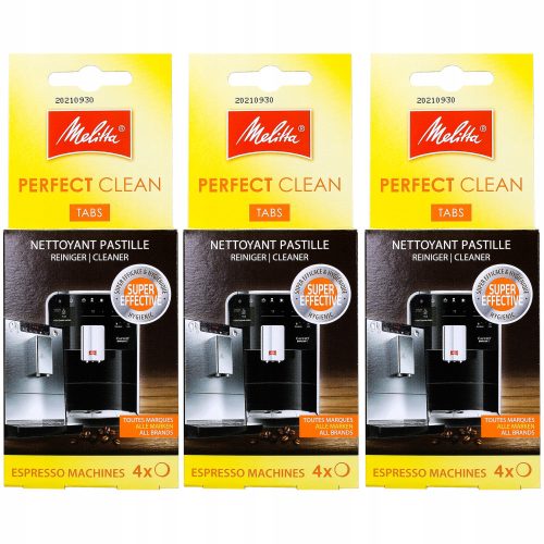  Melitta Perfect Clean Tabs tisztító tabletta, 4 db