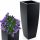  Decorya virágcserép 75 cm x 28 x 75 cm átmérő 28 cm műanyag sötétszürke, fekete, grafit