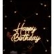  Neonfény LED felirat HAPPY BIRTHDAY YELLOW születésnapot