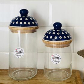   Élelmiszertartó - Konténer termékek tárolására 1 l. Ceramika Bolesławiec,