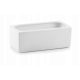  Polnix virágcserép 25 cm x 13 x 9 cm átmérőjű 13 cm kerámia fekete