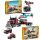  LEGO Creator 31146 Platós teherautó és helikopter + kártya karácsony, nagymamák napja, nagypapák napja, nőnap, anyák napja, újév, születésnap 15 x 12 cm